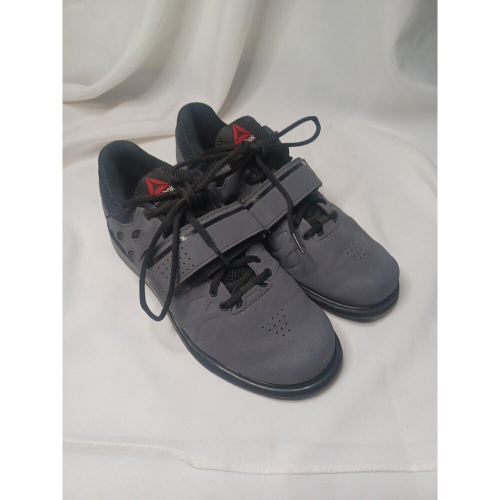 Reebok CrossFit Lifter Gray Weightlifting Men 7.5 Shoe Anti-Friction  Tech
